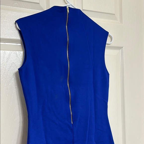 Rolla Coster Royal Blue Bodycon Midi Dress Curvy V-Neck - Picture 9 of 11
